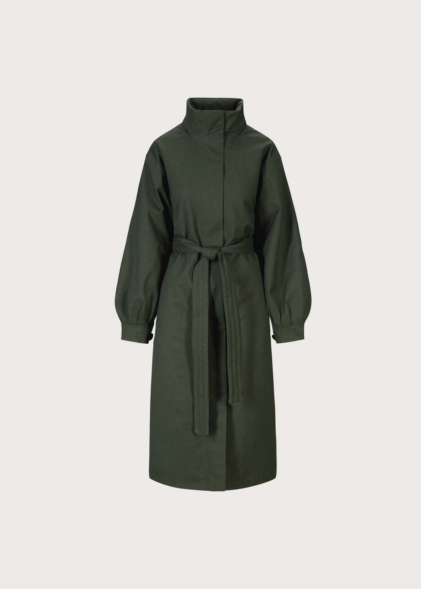 BRGN Rossby Maxi Coat Coats 880 Rosin Dark Green