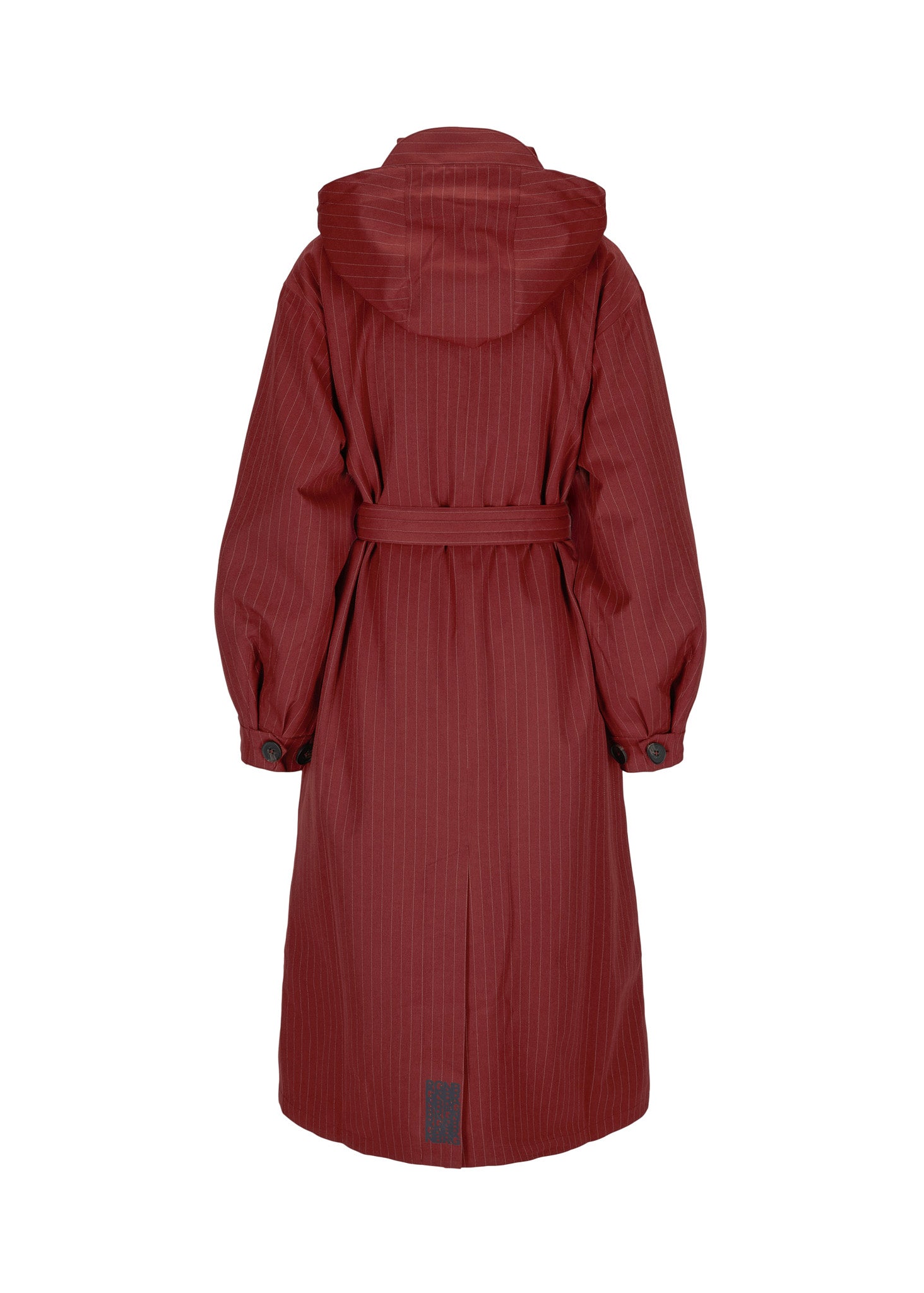 BRGN Rossby Maxi Coat Coats 471 Russet Pinstripe