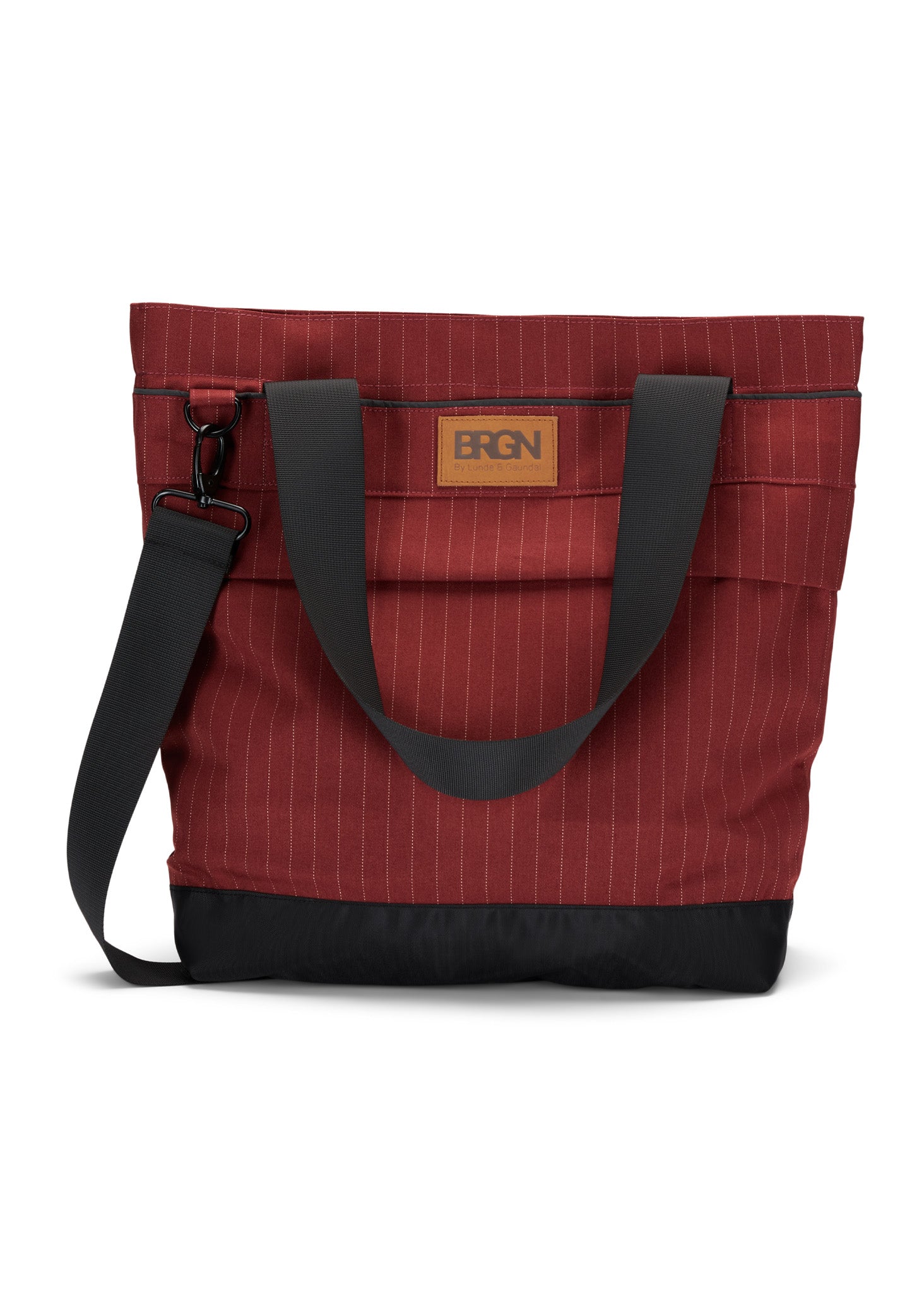 BRGN Shoulder Bag Accessories 471 Russet Pinstripe