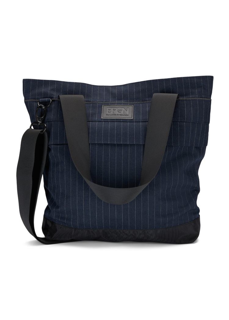 BRGN Shoulder Bag Accessories 790 Navy Pinstripe