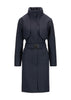 BRGN by Lunde & Gaundal Skyet Coat Coats 795 Dark Navy