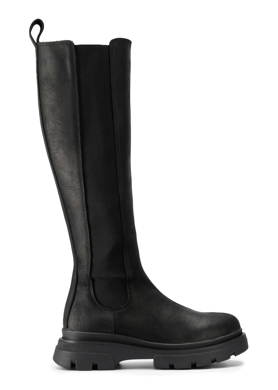 BRGN Slim High Boots Shoes 095 New Black