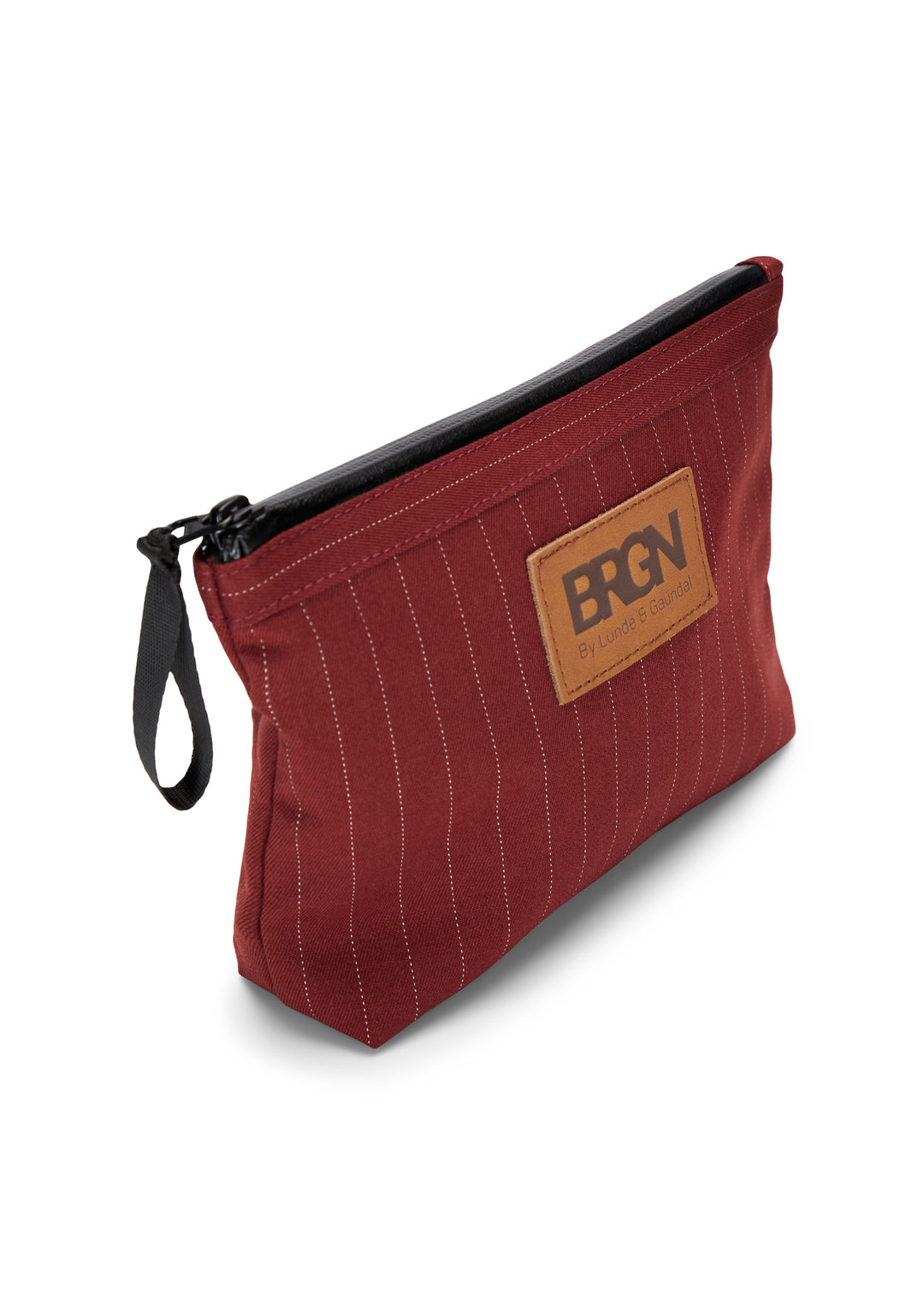 BRGN Small Pouch Accessories 471 Russet Pinstripe