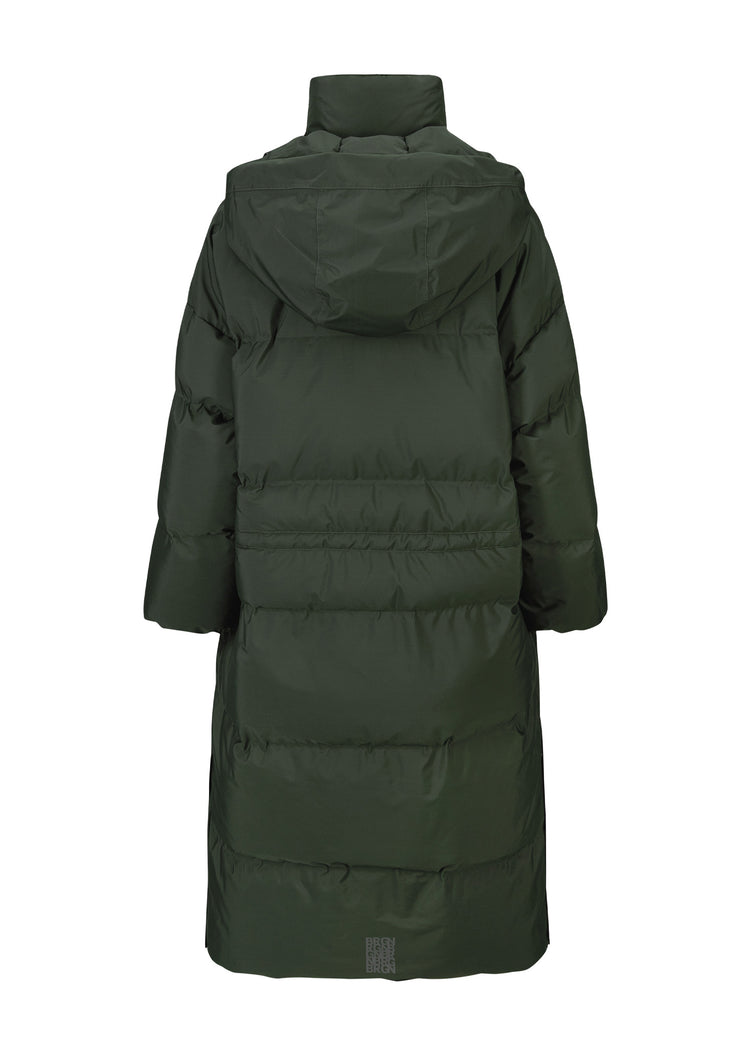 BRGN Snøfall coat Coats 880 Rosin Dark Green