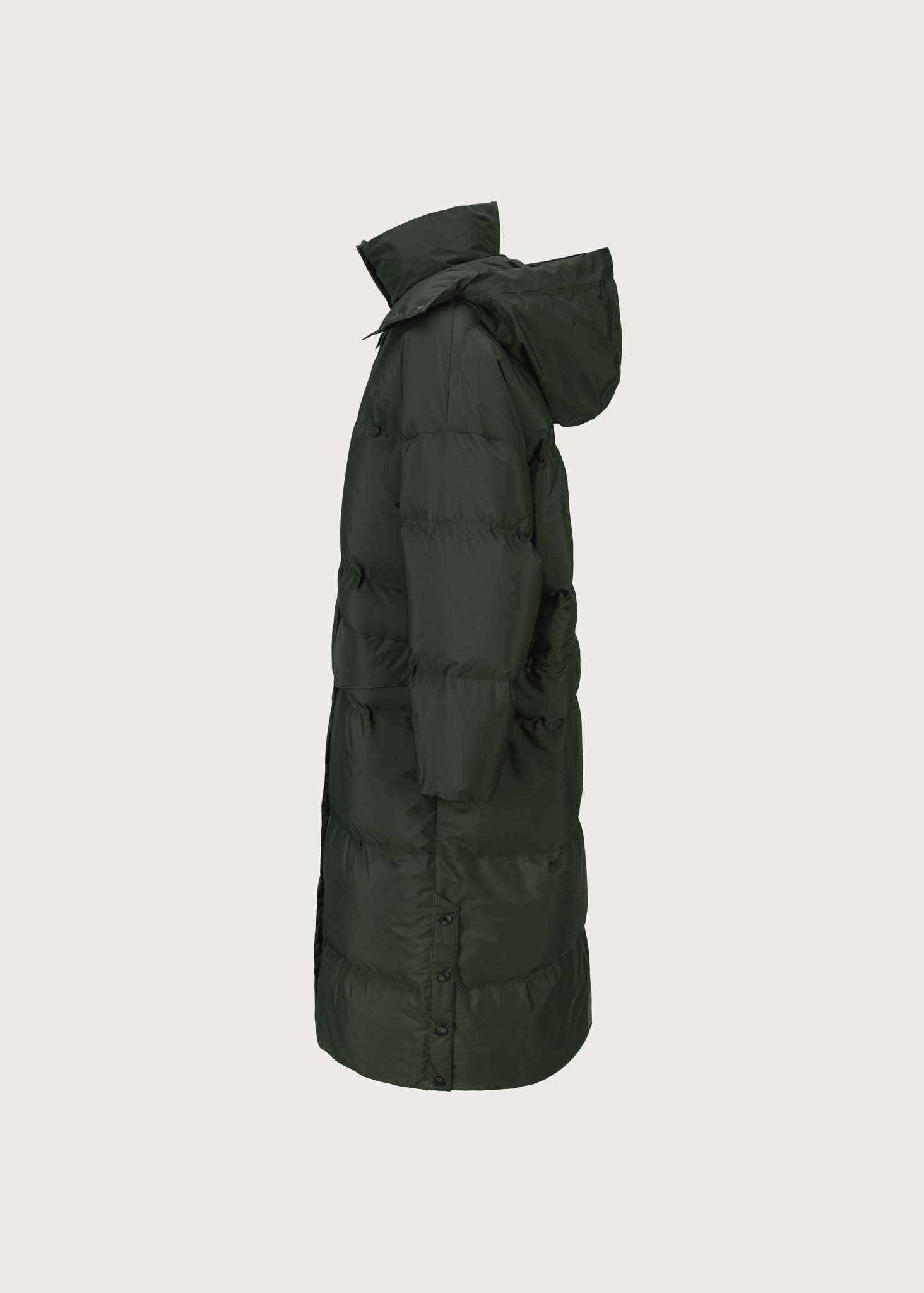 BRGN Snøfall coat Coats 880 Rosin Dark Green