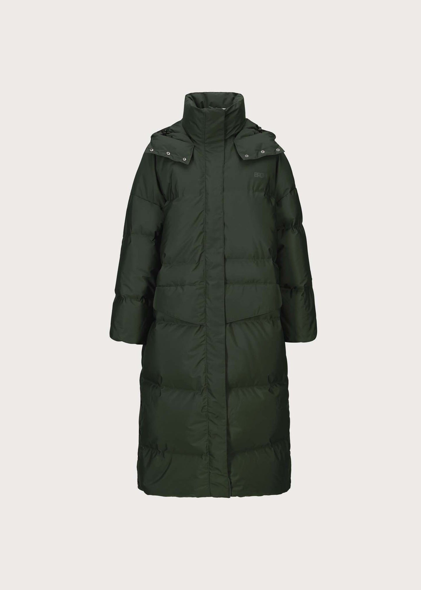 BRGN Snøfall coat Coats 880 Rosin Dark Green