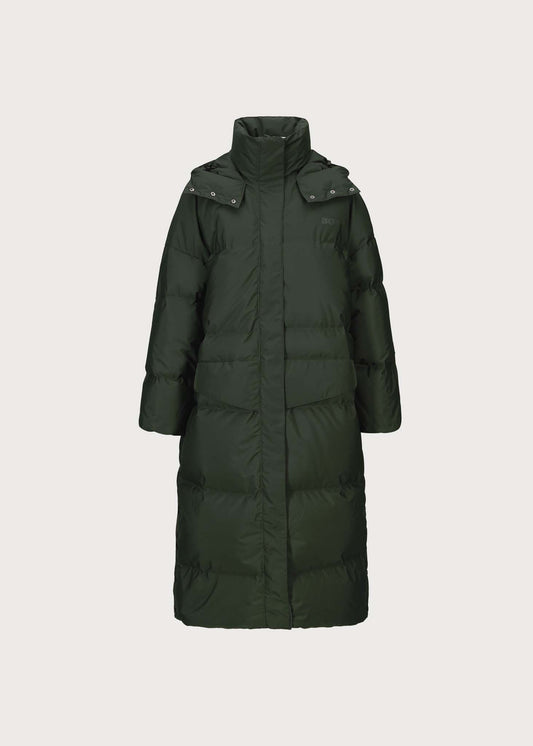 BRGN Snøfall coat Coats 880 Rosin Dark Green