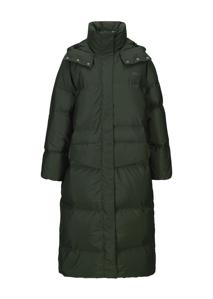 BRGN Snøfall coat Coats 880 Rosin Dark Green