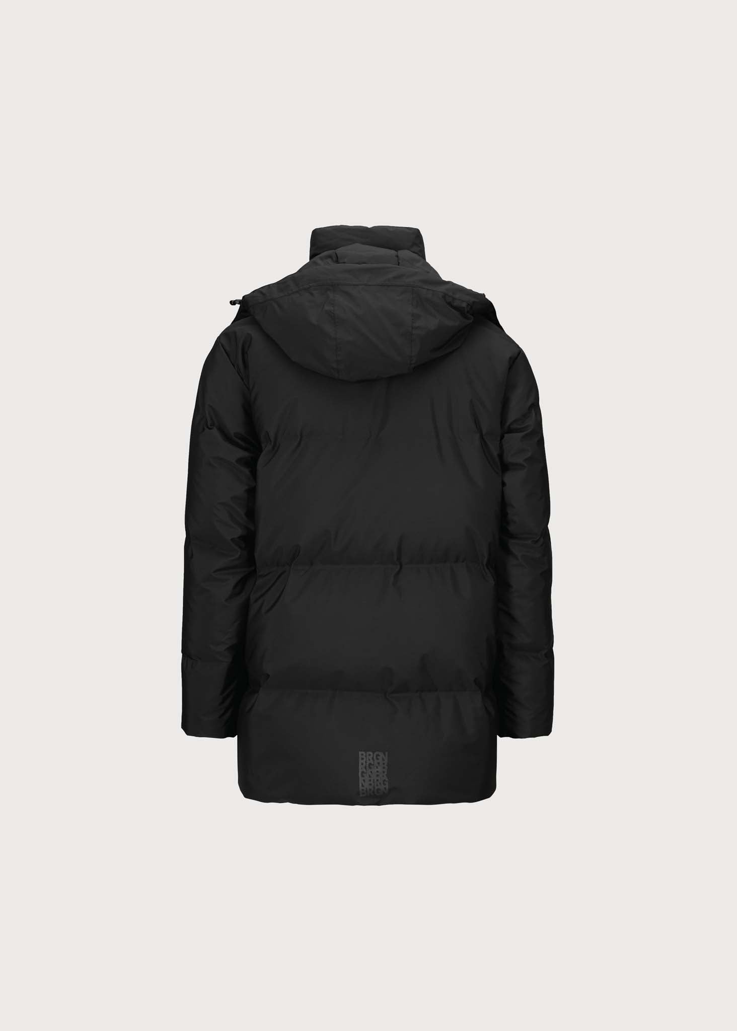 BRGN Snørokk mens down puffer Coats 095 New Black