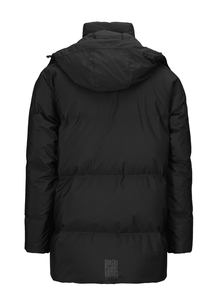 BRGN Snørokk mens down puffer Coats 095 New Black