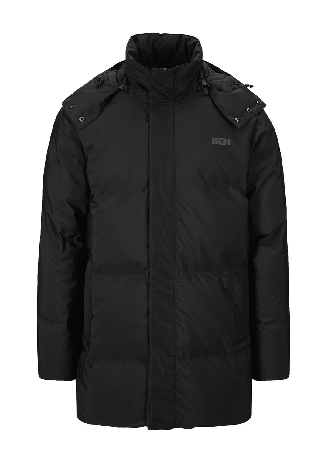 BRGN Snørokk mens down puffer Coats 095 New Black