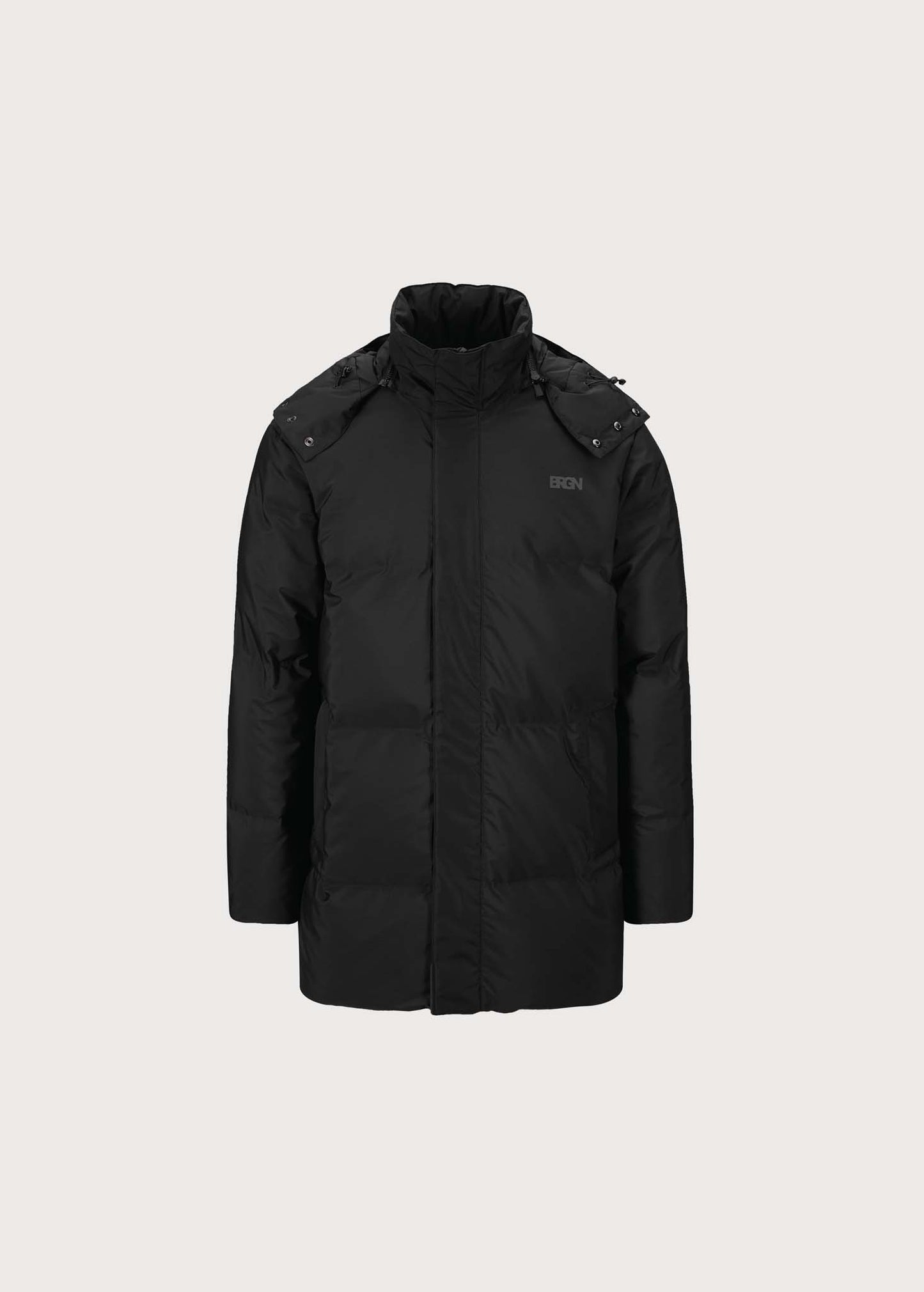 BRGN Snørokk mens down puffer Coats 095 New Black