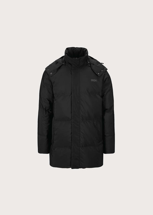 BRGN Snørokk mens down puffer Coats 095 New Black