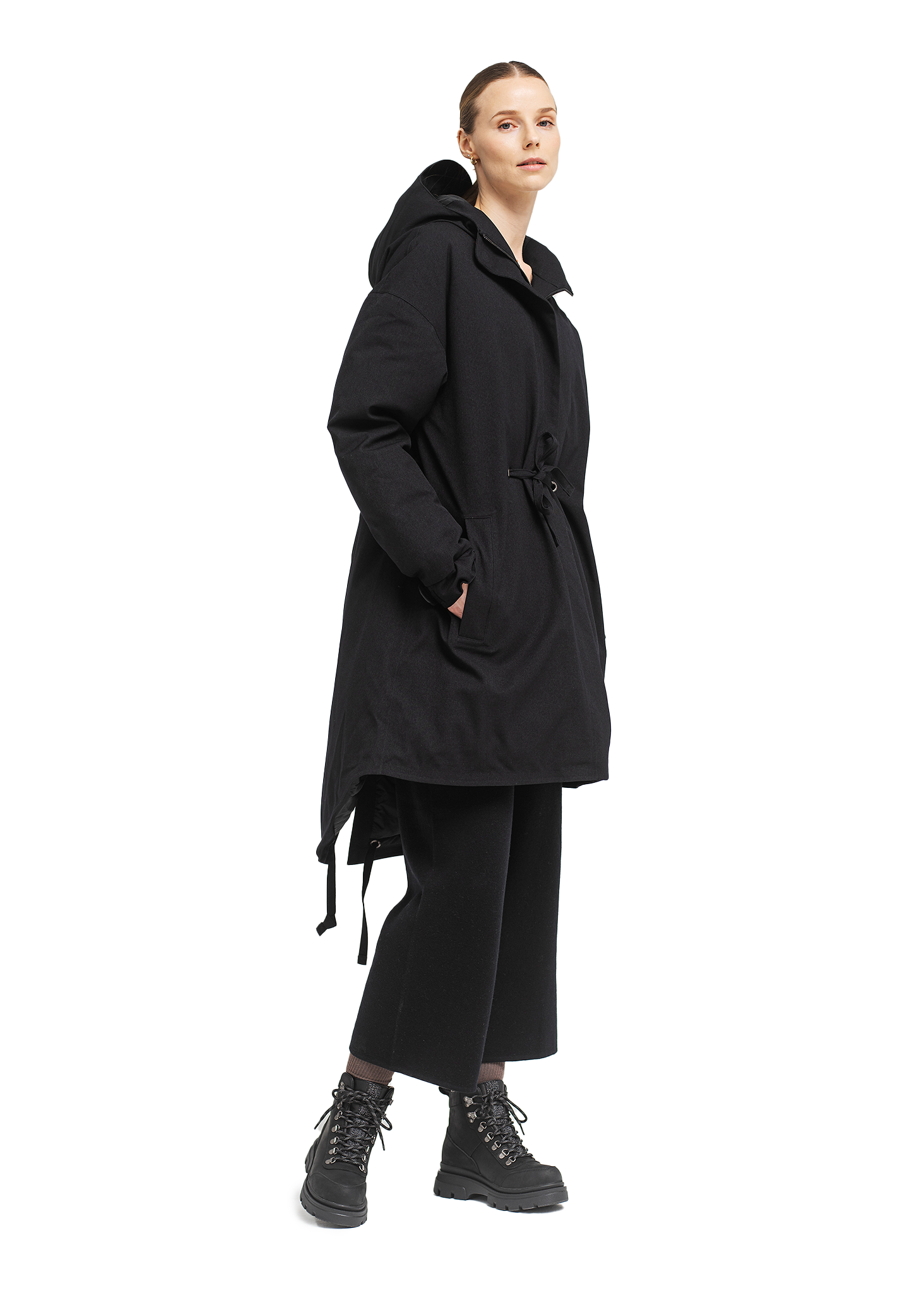 BRGN Snøstorm Parka Coats 095 New Black