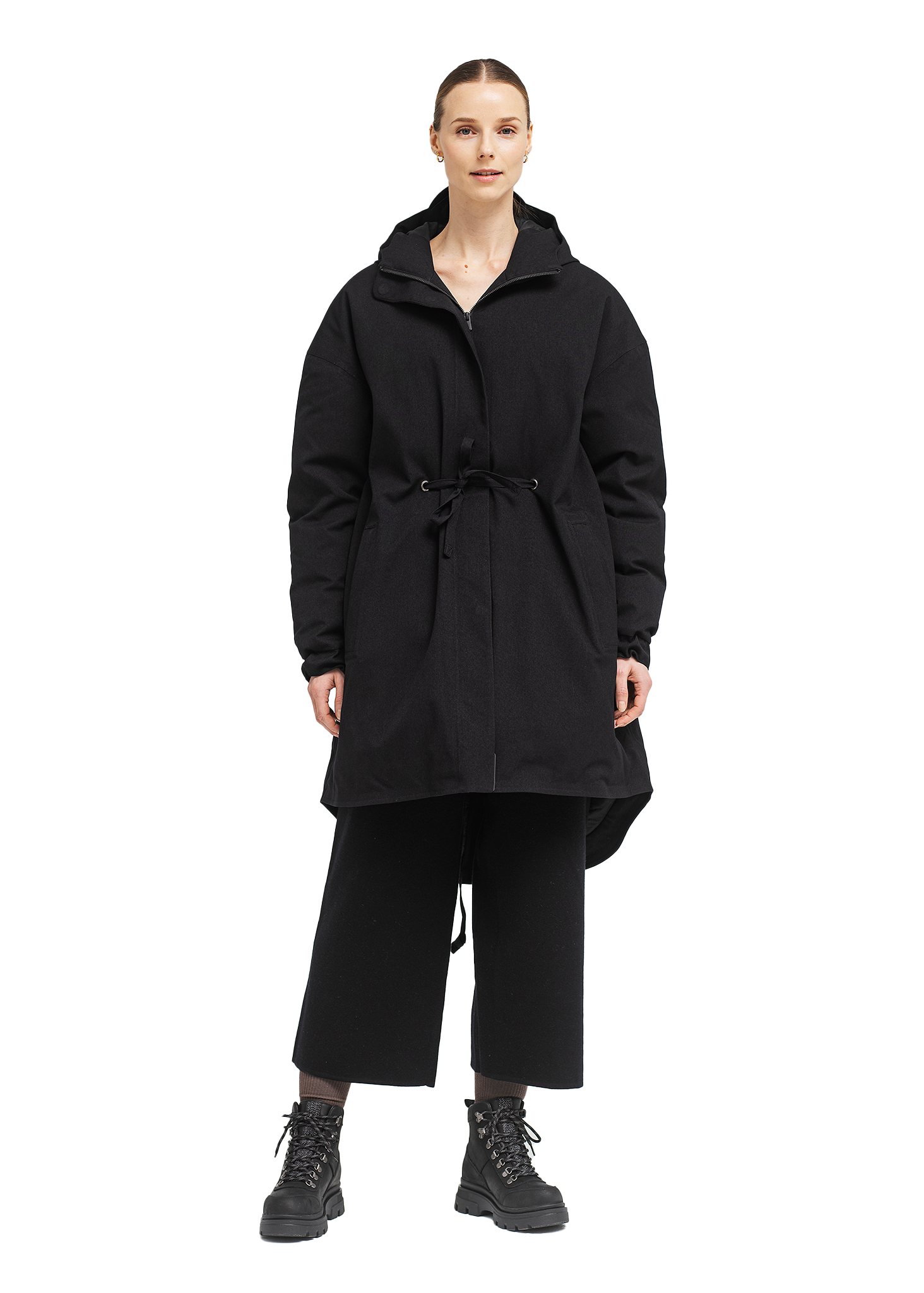 BRGN Snøstorm Parka Coats 095 New Black