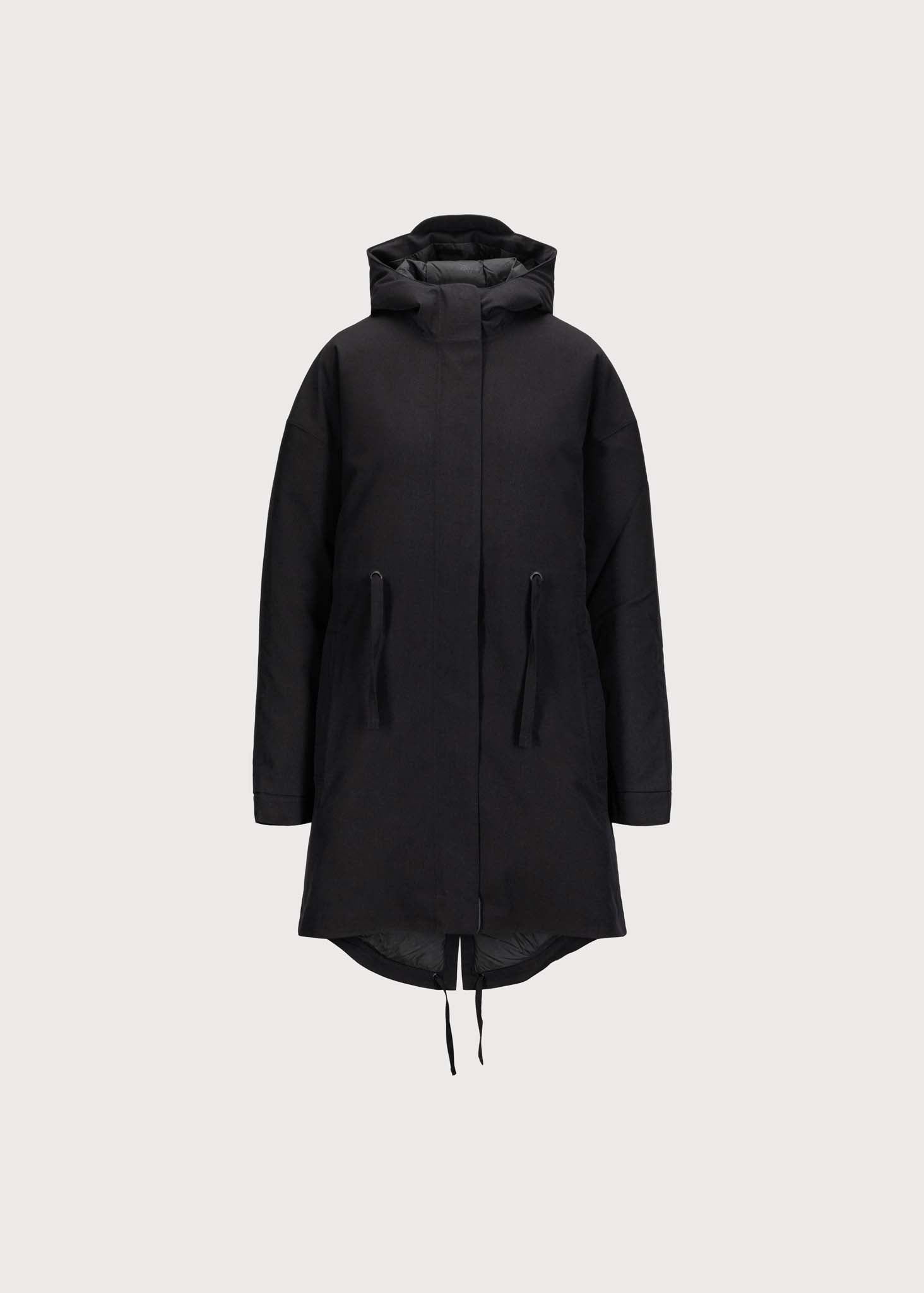 BRGN Snøstorm Parka Coats 095 New Black