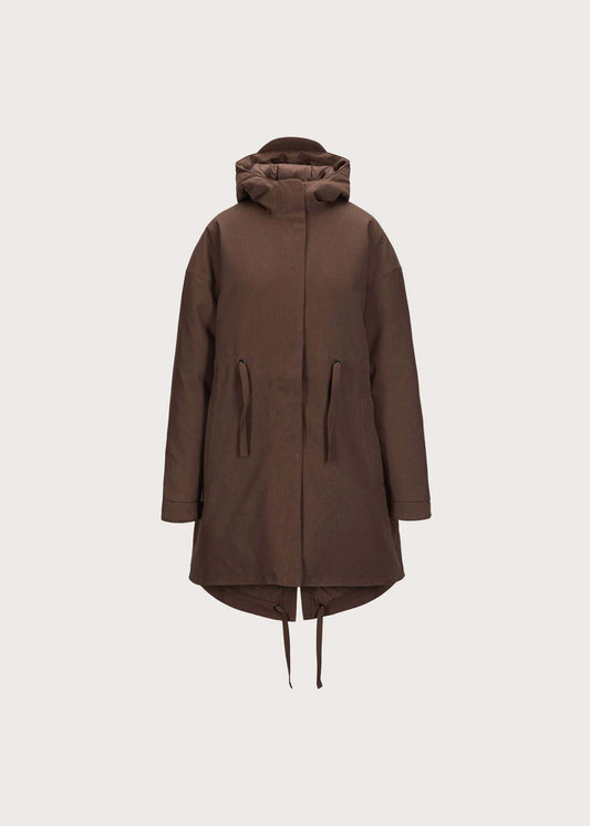 BRGN Snøstorm Parka Coats 187 Chocolate Brown