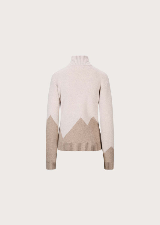 BRGN SNOW Snow Sweater Wool 141 Taupe