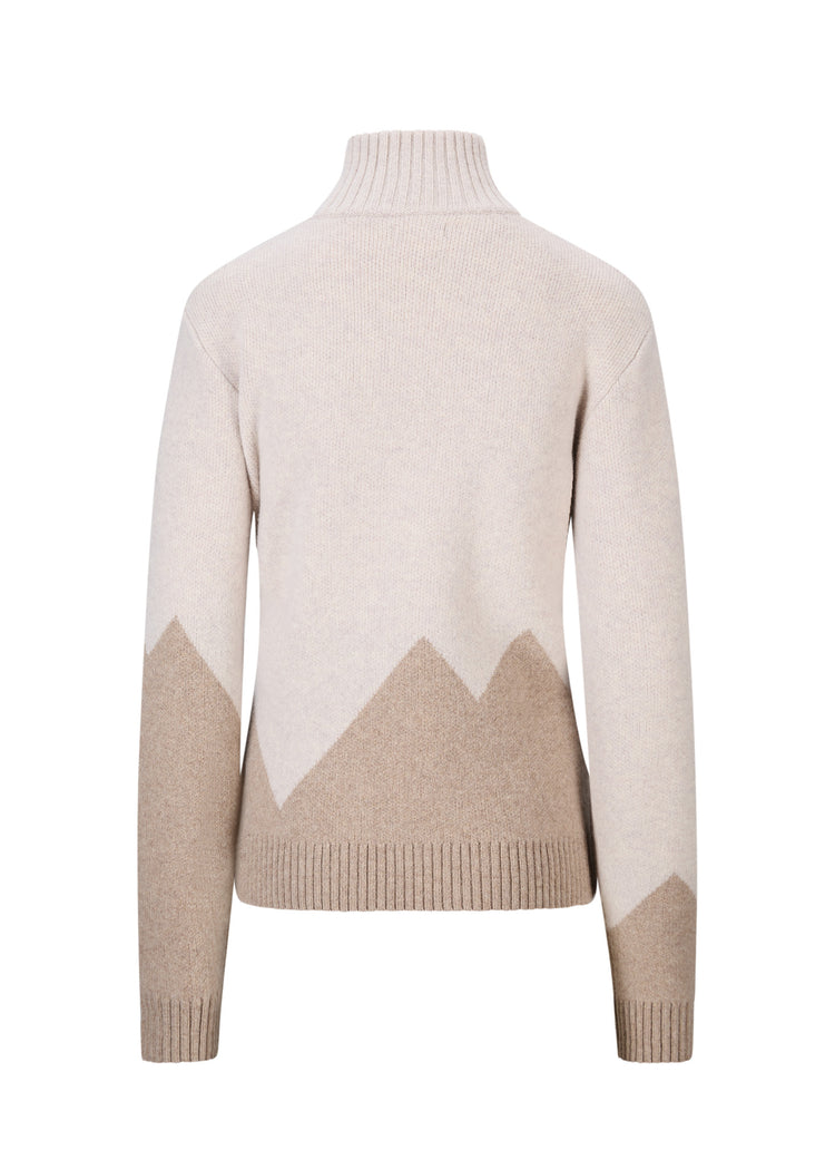 BRGN SNOW Snow Sweater Wool 141 Taupe