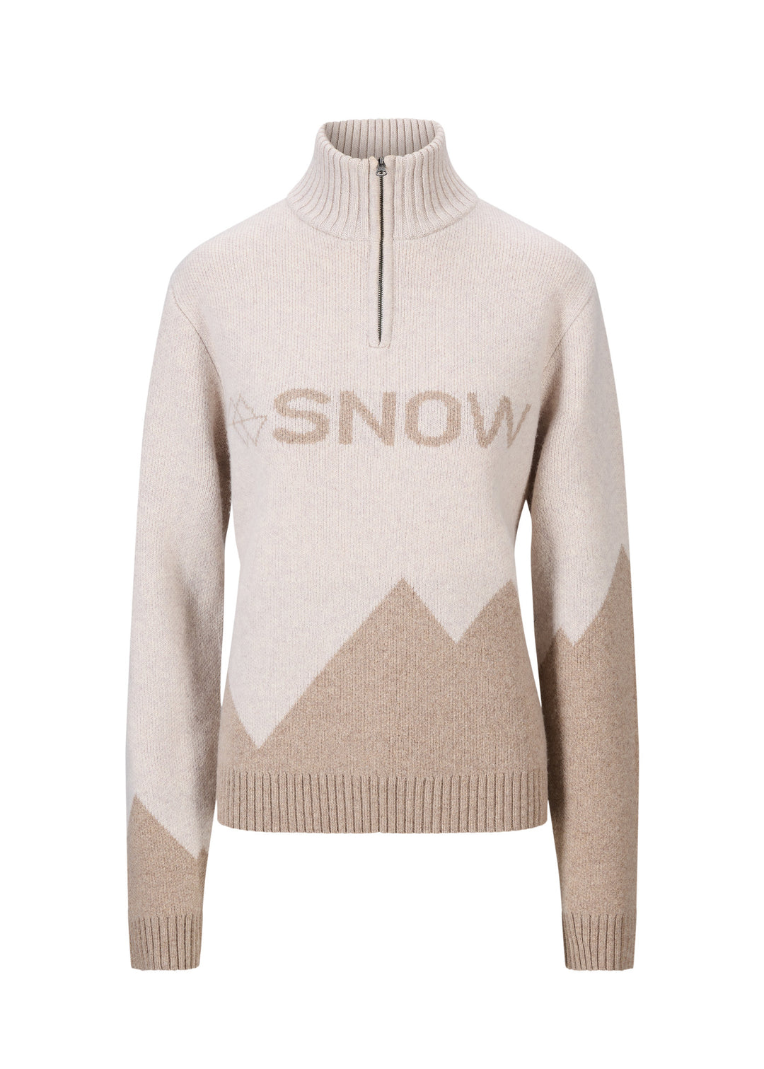 BRGN SNOW Snow Sweater Wool 141 Taupe