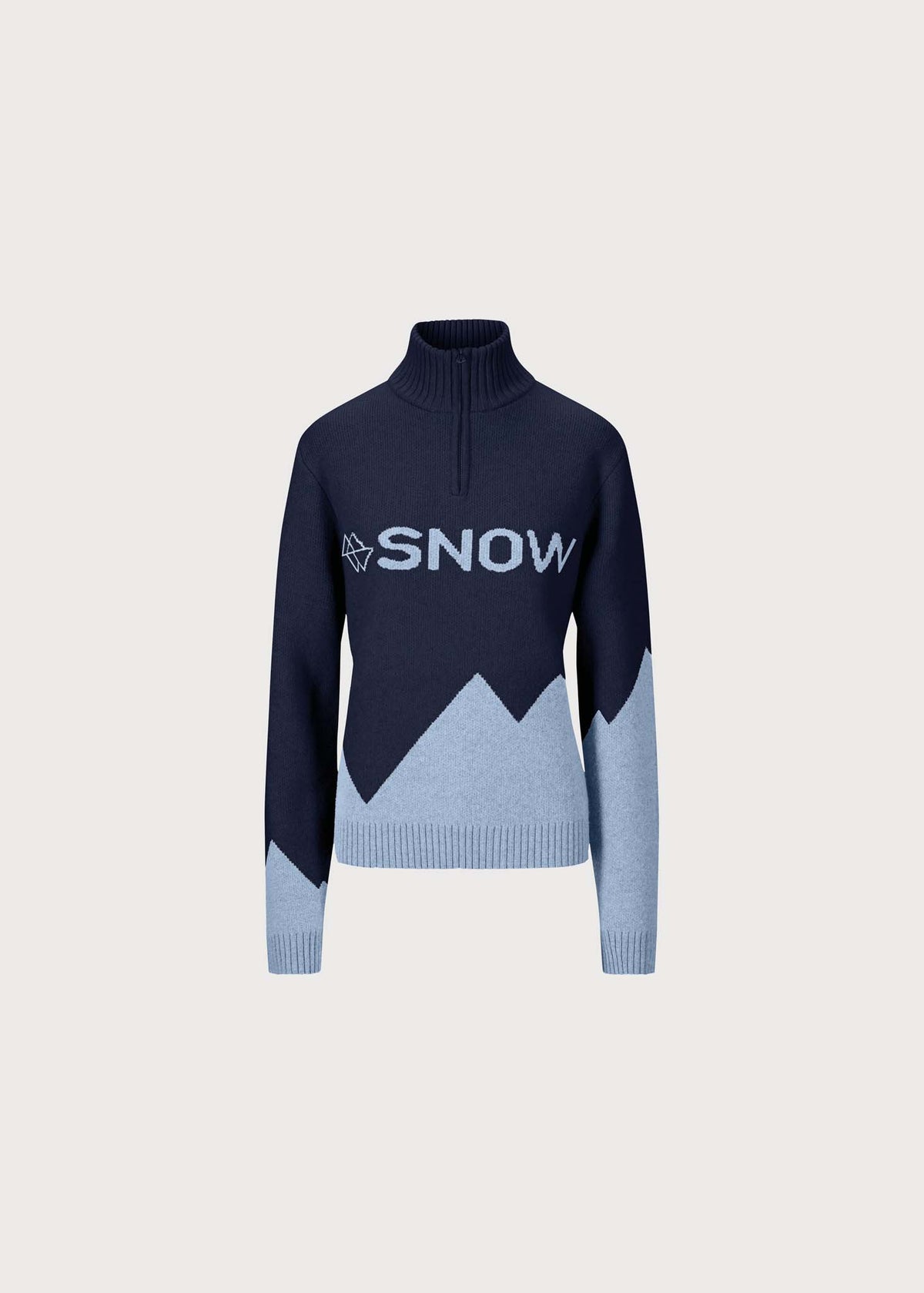 BRGN SNOW Snow Sweater Wool 795 Dark Navy
