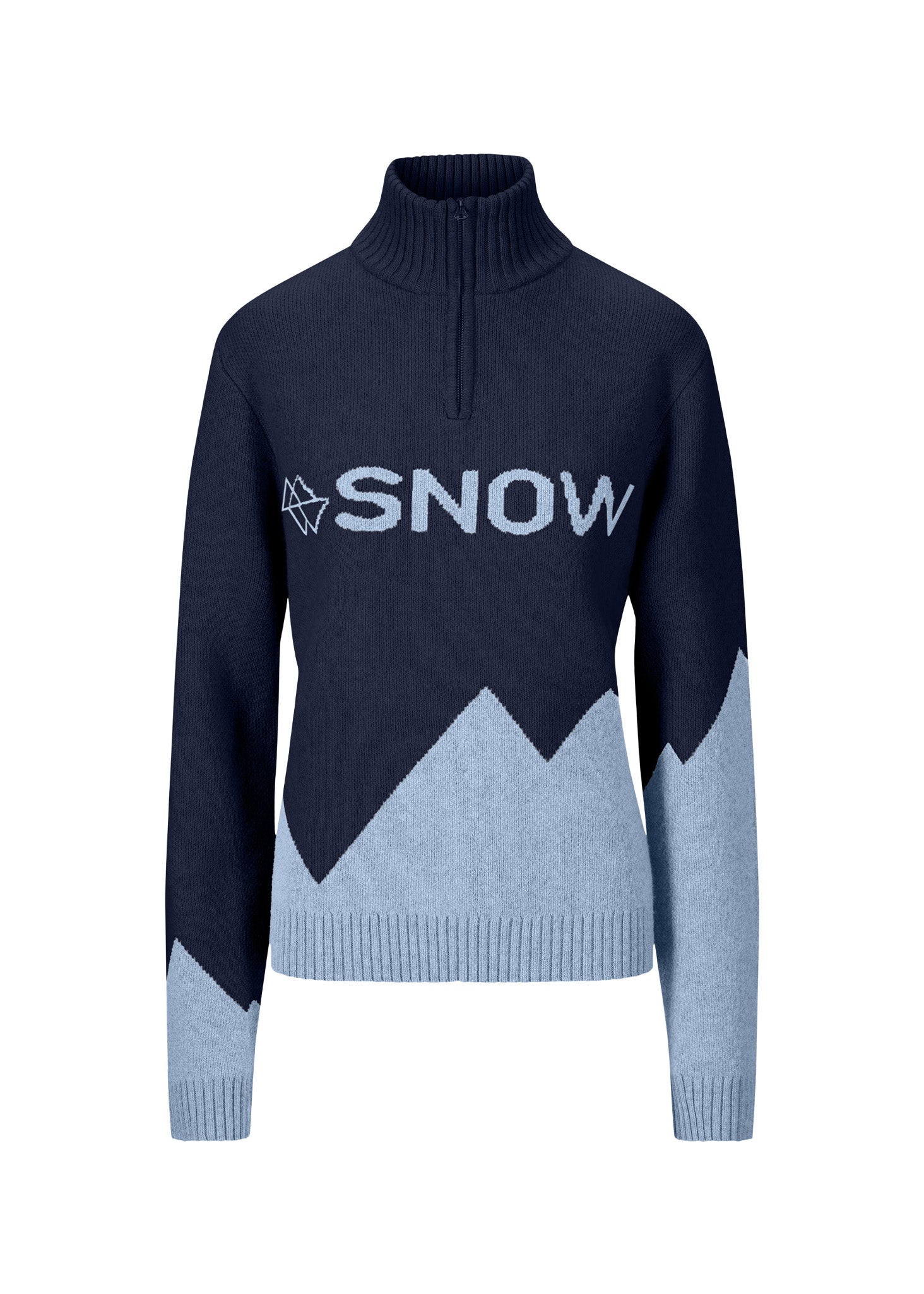 BRGN SNOW Snow Sweater Wool 795 Dark Navy