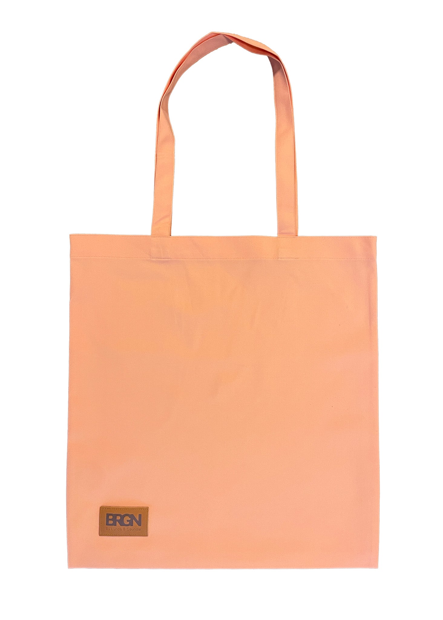 BRGN Tote Bag Marketing Material 382 Coral