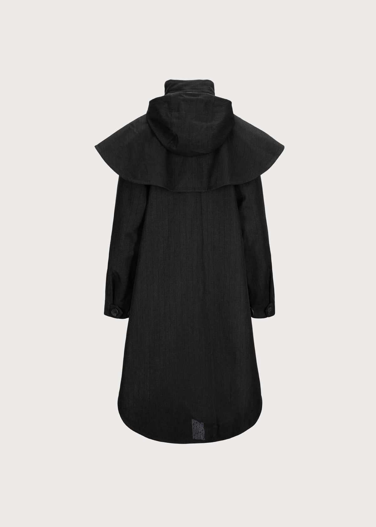 BRGN Tyfon Coat Coats 097 Black Tweed