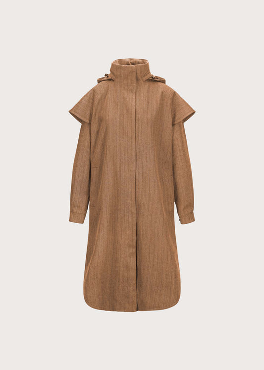 BRGN Tyfon Coat Coats 147 Camel Tweed