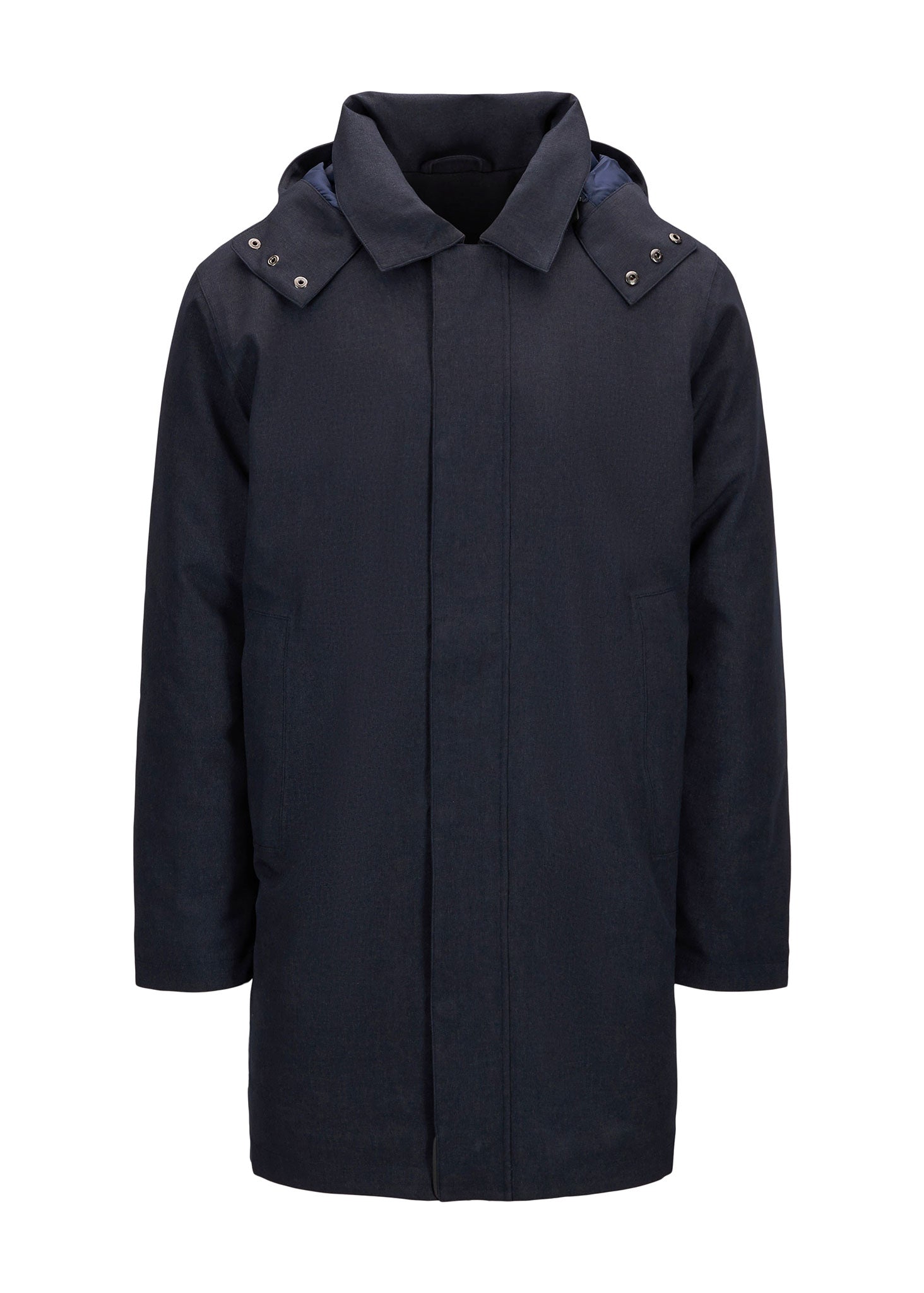 BRGN by Lunde & Gaundal Vestavind Coat Coats 795 Dark Navy