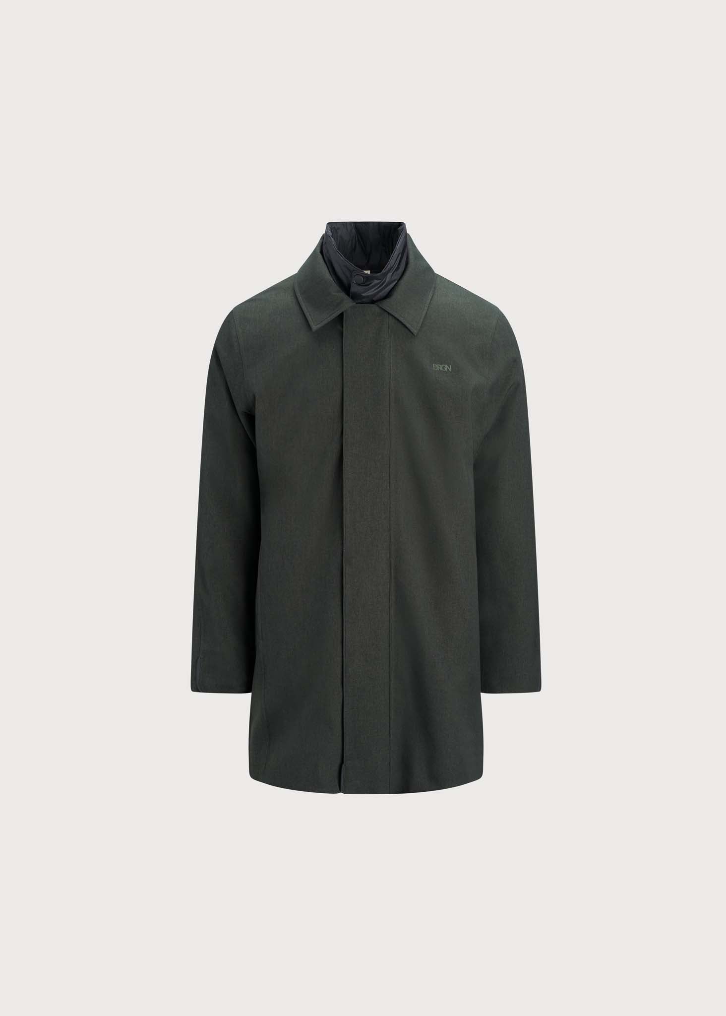 BRGN Vinterfrost Coat Coats 880 Rosin Dark Green
