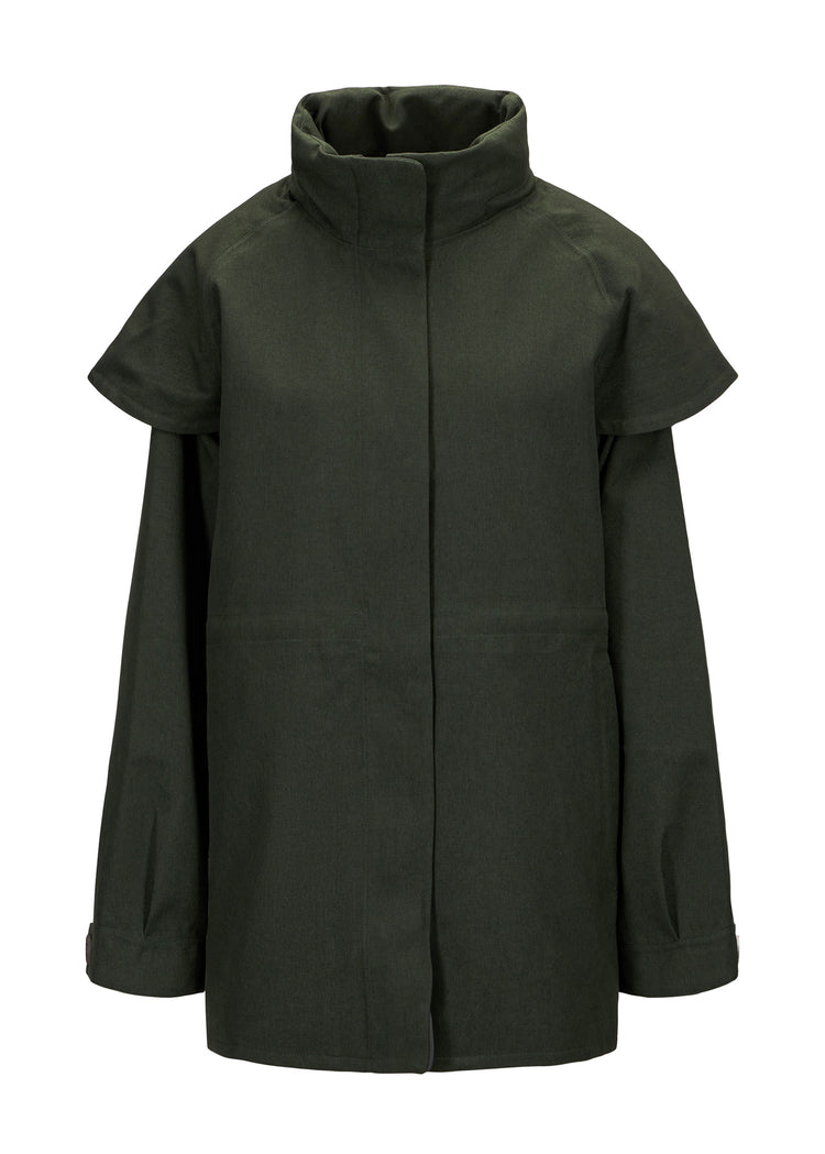 BRGN by Lunde & Gaundal Virvelvind Coat Coats 880 Rosin Dark Green