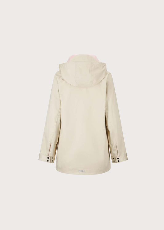 BRGN Women's Bølgestorm Jacket Coats 135 Sand