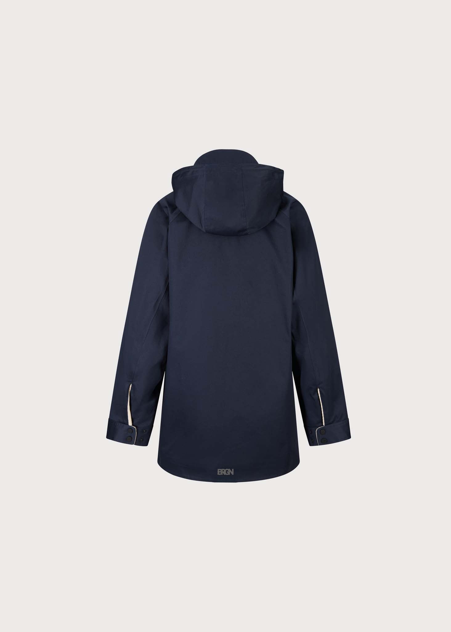 BRGN Women's Bølgestorm Jacket Coats 795 Dark Navy