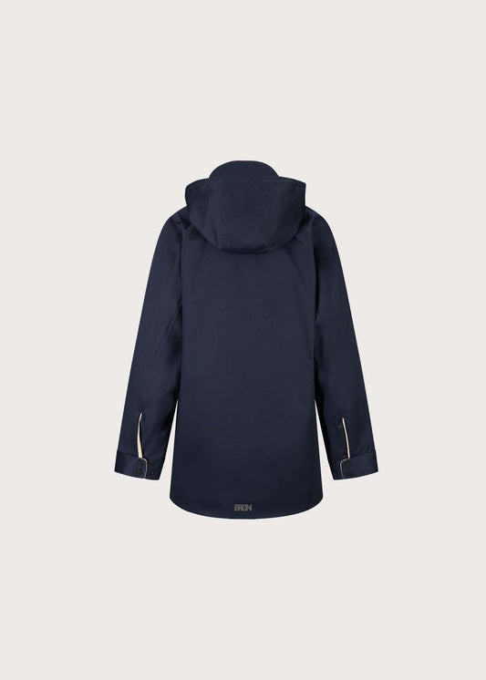 BRGN Women's Bølgestorm Jacket Coats 795 Dark Navy