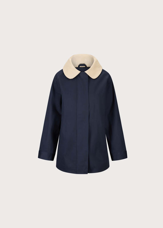 BRGN Women's Bølgestorm Jacket Coats 795 Dark Navy