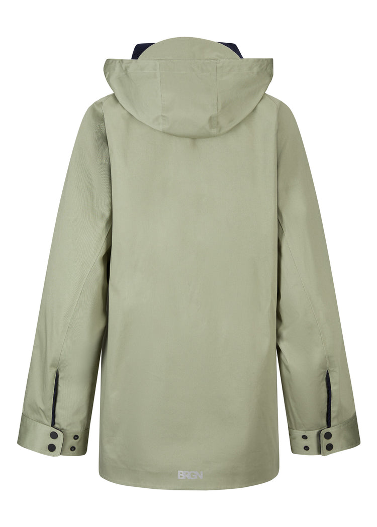 BRGN Women's Bølgestorm Jacket Coats 830 Green