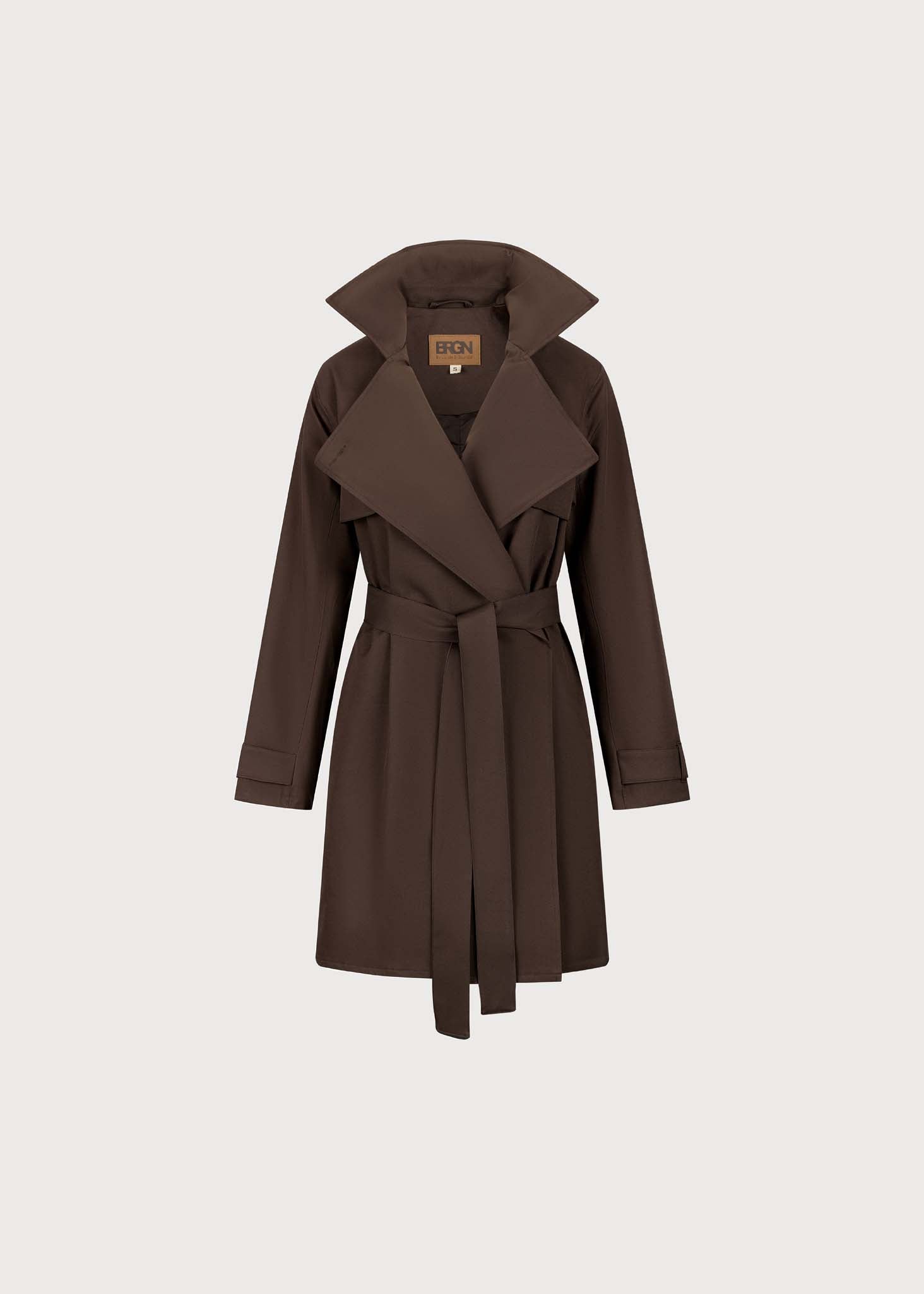BRGN Yr'en Coat Coats 185 Brown
