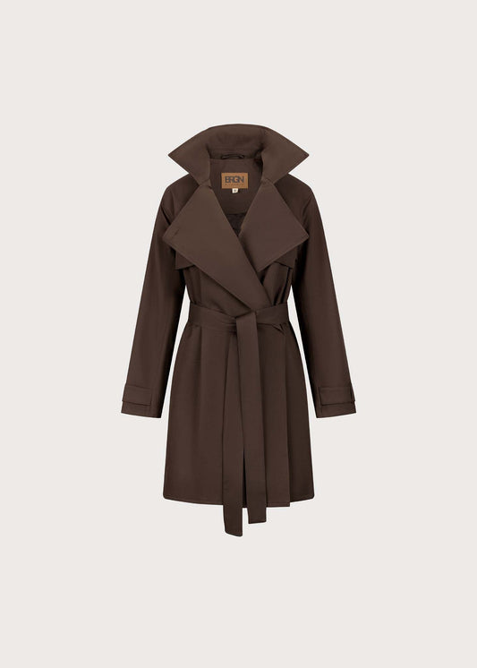 BRGN Yr'en Coat Coats 185 Brown