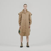 Tyfon Coat - Camel Tweed