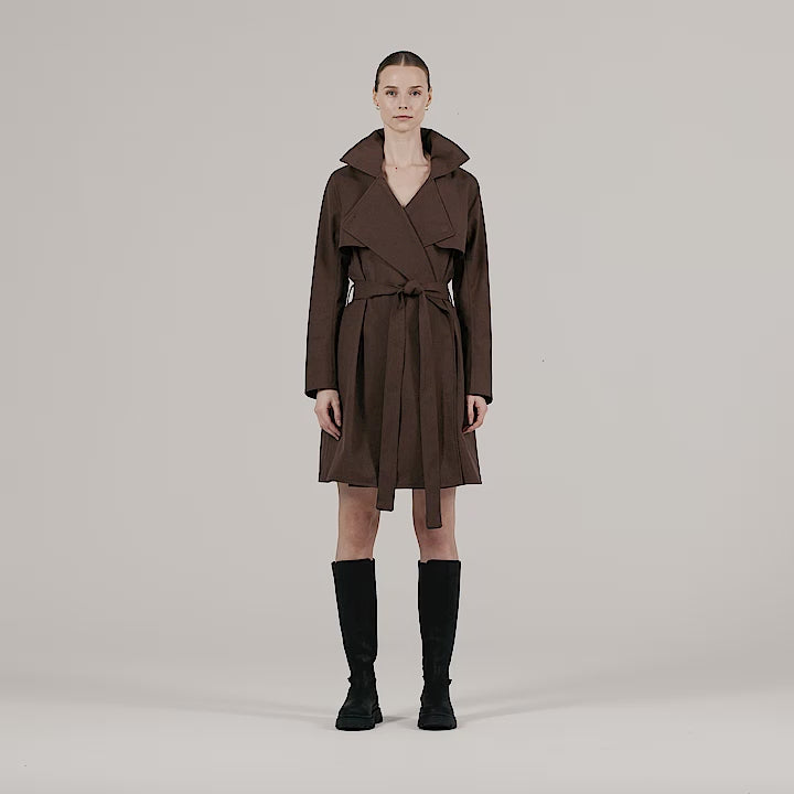 Yr Coat - Chocolate Brown