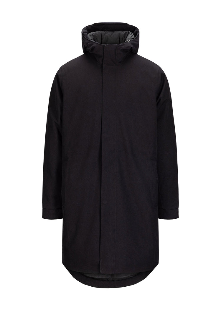 BRGN by Lunde & Gaundal Mens Parka Coats 095 New Black