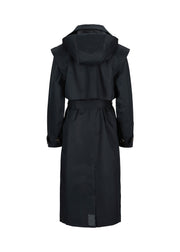 BRGN by Lunde & Gaundal Regndråpe Trench Coat Coats 095 New Black