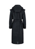 BRGN by Lunde & Gaundal Regndråpe Trench Coat Coats 095 New Black