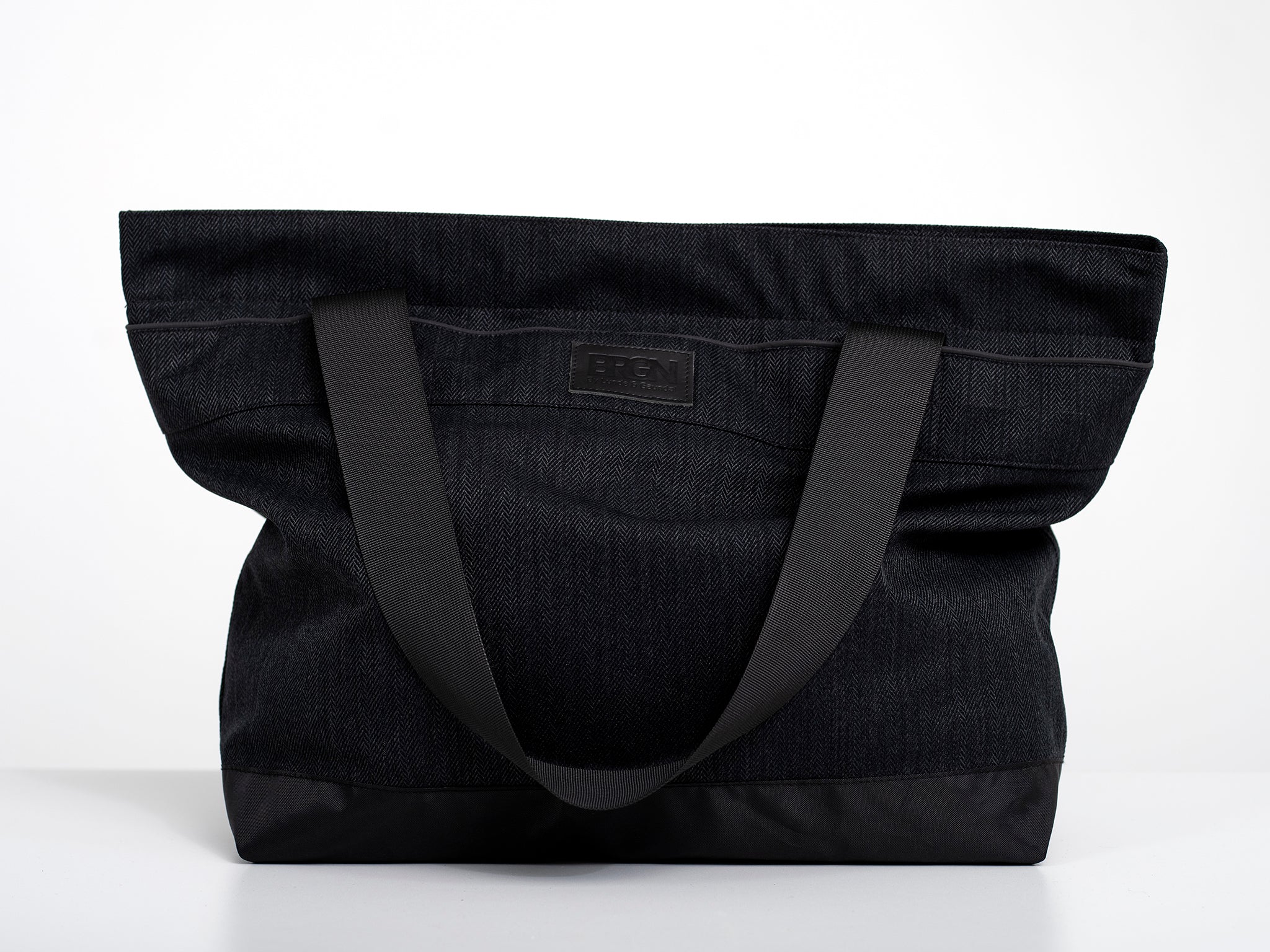 BRGN by Lunde & Gaundal Shopper Bag Accessories 097 Black Tweed