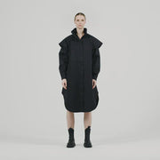 Tyfon Coat - Black Tweed